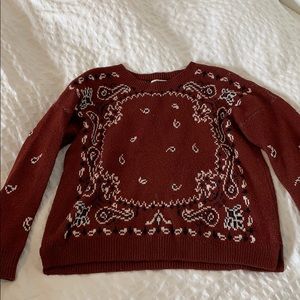 Madewell bandana sweatshirt